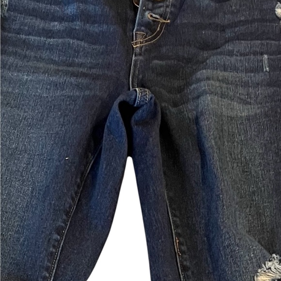 EUC Zenana Wide Leg Flare Distressed Jeans - Picture 11 of 12